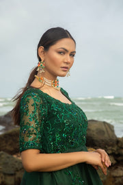 Sumaria’s Couture Formal Stitched 3Pc Suit - AFNAAN