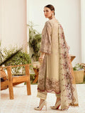 Afrozeh La Fleur Luxury Chiffon Collection 2020 3pc Suit 10-Butter Blondie - FaisalFabrics.pk