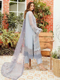 Afrozeh La Fleur Luxury Chiffon Collection 2020 3pc Suit 06-Lavender Mist - FaisalFabrics.pk
