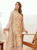 Afrozeh La Fleur Luxury Chiffon Collection 2020 3pc Suit 04-Lustrous Lemon - FaisalFabrics.pk