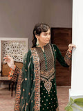 Afrozeh Naghma Luxury Velvet Embroidered 3 Piece Suit 04-Johar - FaisalFabrics.pk