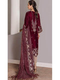 Afrozeh Naghma Luxury Velvet Embroidered 3 Piece Suit 07-Laila - FaisalFabrics.pk