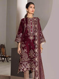 Afrozeh Naghma Luxury Velvet Embroidered 3 Piece Suit 07-Laila - FaisalFabrics.pk