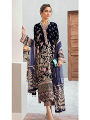 Afrozeh Naghma Luxury Velvet Embroidered 3 Piece Suit 08-Dil Nawaz - FaisalFabrics.pk