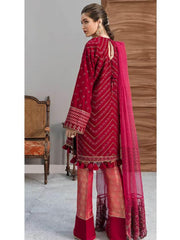 Afrozeh Naghma Luxury Velvet Embroidered 3 Piece Suit 09-Phool Jari - FaisalFabrics.pk