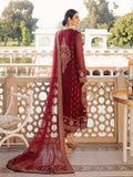 Afrozeh Shehnai Luxury Wedding Chiffon Unstitched 3pc Suit - Anarkali - FaisalFabrics.pk