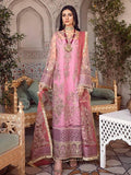Afrozeh Shehnai Luxury Wedding Chiffon Unstitched 3pc Suit - Heer - FaisalFabrics.pk