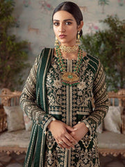 Afrozeh Shehnai Luxury Wedding Chiffon Unstitched 3pc Suit - Mastani - FaisalFabrics.pk