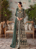 Afrozeh Shehnai Luxury Wedding Chiffon Unstitched 3pc Suit - Mastani