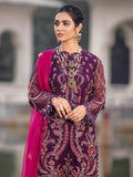 Afrozeh Shehnai Luxury Wedding Chiffon Unstitched 3pc Suit - Meharma - FaisalFabrics.pk