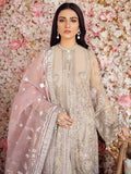 Afrozeh Shehnai Luxury Wedding Chiffon Unstitched 3pc Suit - Paro - FaisalFabrics.pk