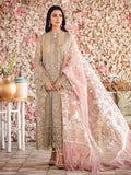 Afrozeh Shehnai Luxury Wedding Chiffon Unstitched 3pc Suit - Paro