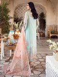 Afrozeh Shehnai Luxury Wedding Chiffon Unstitched 3pc Suit - TaAzeed - FaisalFabrics.pk