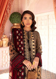 Afrozeh Nauratan Luxury Wedding Chiffon Unstitched 3pc Suit AF-01 Sehra - FaisalFabrics.pk