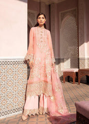 Afrozeh Nauratan Luxury Wedding Chiffon Unstitched 3pc Suit AF-03 Naina - FaisalFabrics.pk