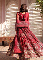 Afrozeh Nauratan Luxury Wedding Chiffon Unstitched 3pc Suit AF-04 Kashish - FaisalFabrics.pk