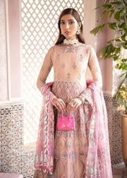 Afrozeh Nauratan Luxury Wedding Chiffon Unstitched 3pc Suit AF-07 Khushi - FaisalFabrics.pk