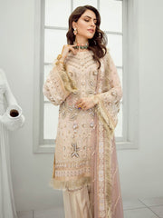 Akbar Aslam Luxury Chiffon Collection 2020 3pc Suit AAC-1313 ASTER - FaisalFabrics.pk