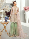 Akbar Aslam Luxury Chiffon Collection 2020 3pc Suit AAC-1317 PANSY