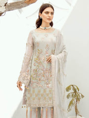 Akbar Aslam Luxury Chiffon Collection 2020 3pc Suit AAC-1318 VENDELA - FaisalFabrics.pk