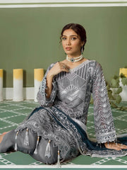 Akbar Aslam Luxury Chiffon Unstitched 3pc Suit AAW-2303 Malli - FaisalFabrics.pk