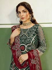 Akbar Aslam Luxury Chiffon Unstitched 3pc Suit AAW-2308 Quill - FaisalFabrics.pk