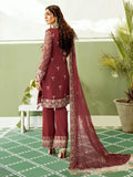 Akbar Aslam Luxury Chiffon Unstitched 3pc Suit AAW-2309 Saffron - FaisalFabrics.pk