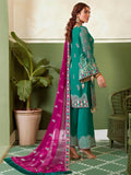 Akbar Aslam Luxury Chiffon Unstitched 3pc Suit AAW-2311 Blue Vetch - FaisalFabrics.pk