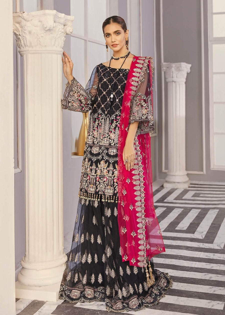 Akbar Aslam Libas e Khas Wedding Collection 3pc Suit AAWC-1342 BACCARA - FaisalFabrics.pk