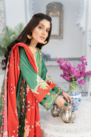 Noorangi Shaad Digital Printed Lawn Unstitched 3Pc Suit - Akhraaz