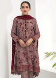 Alizeh Fashion Embroidered Chiffon 3Pc Suit D-03A Golden Beige - FaisalFabrics.pk