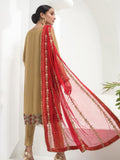 Alizeh Fashion Embroidered Chiffon 3Pc Suit D-10 Masetic Tuscan - FaisalFabrics.pk