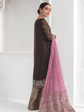 Alizeh Fashion Embroidered Chiffon 3Pc Suit D-11 Fleur Passion - FaisalFabrics.pk