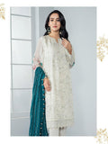 Alizeh Fashion Vol-03 Embroidered Chiffon 3Pc Suit D-02 Anahita - FaisalFabrics.pk