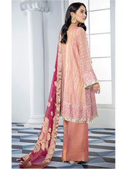 Alizeh Fashion Vol-03 Embroidered Masori 3Pc Suit D-04 Sohneri - FaisalFabrics.pk
