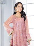 Alizeh Fashion Vol-03 Embroidered Masori 3Pc Suit D-04 Sohneri - FaisalFabrics.pk