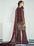 Alizeh Fashion Vol-03 Embroidered Chiffon 3Pc Suit D-05 Jaamun - FaisalFabrics.pk