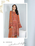 Alizeh Fashion Vol-03 Embroidered Chiffon 3Pc Suit D-06 Shideh - FaisalFabrics.pk
