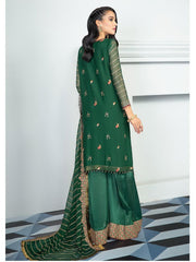 Alizeh Fashion Vol-03 Embroidered Chiffon 3Pc Suit D-08 Dauma - FaisalFabrics.pk