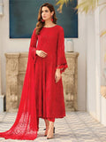 Alizeh Fashion Vol-04 Embroidered Chiffon 3Pc Suit D-09 Rosanne - FaisalFabrics.pk