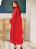 Alizeh Fashion Vol-04 Embroidered Chiffon 3Pc Suit D-09 Rosanne - FaisalFabrics.pk