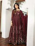 Alizeh Fashion Royale DE LUXE Embroidered Chiffon 3Pc Suit D-05 Victoire - FaisalFabrics.pk