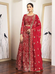 Alizeh Fashion Royale DE LUXE Embroidered Chiffon 3Pc Suit D-11 Senorita - FaisalFabrics.pk