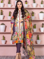 Alkaram Lawn Spring Summer 2020 3Pc Printed Suit SS-20-20-Black - FaisalFabrics.pk