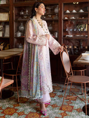 Mushq Lawana Embroidered Luxury Lawn Unstitched 3Pc Suit MSL-23-01 Amara