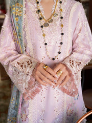 Mushq Lawana Embroidered Luxury Lawn Unstitched 3Pc Suit MSL-23-01 Amara