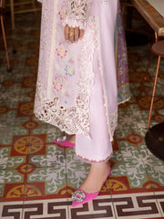 Mushq Lawana Embroidered Luxury Lawn Unstitched 3Pc Suit MSL-23-01 Amara