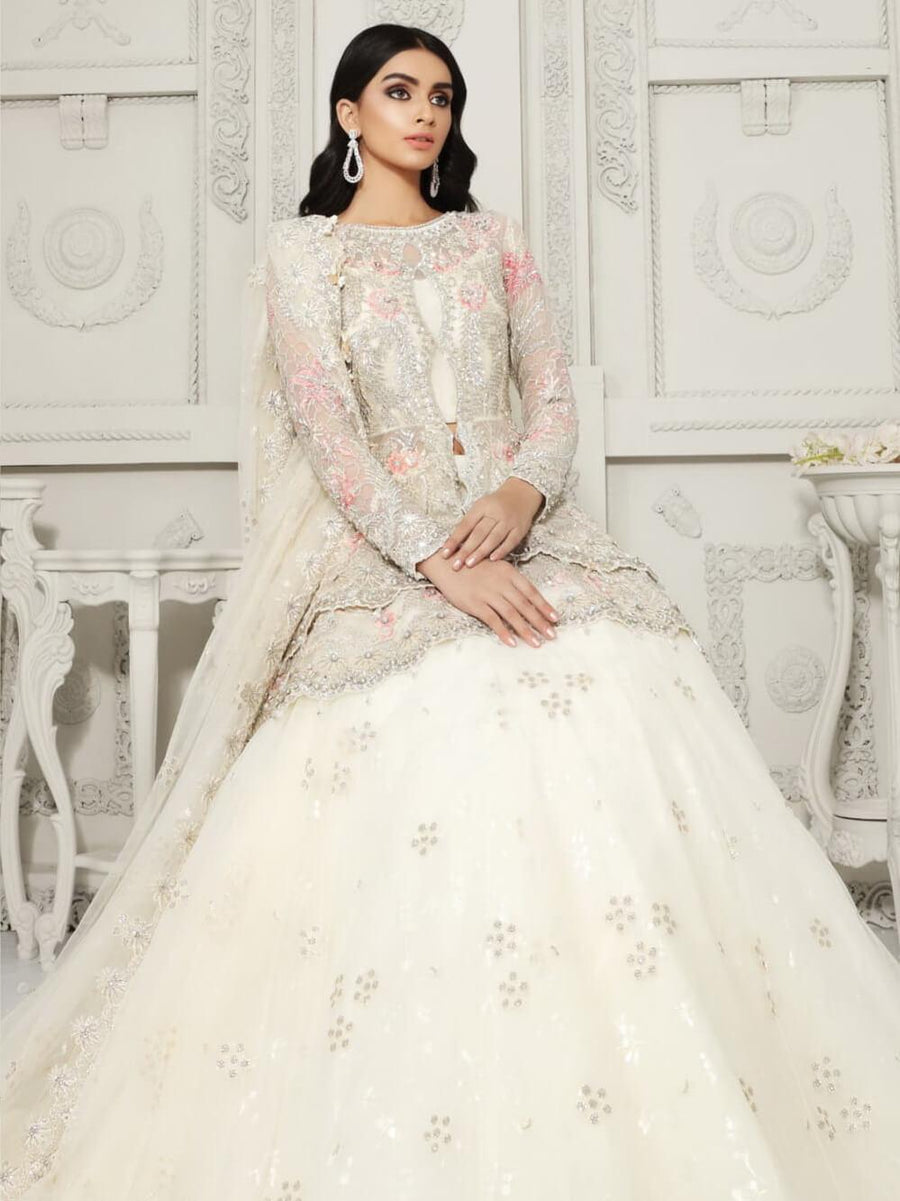 Anaya by Kiran Chaudhry Joie de Vivre Bridal 3PC Suit AMB-05 Pricilla - FaisalFabrics.pk