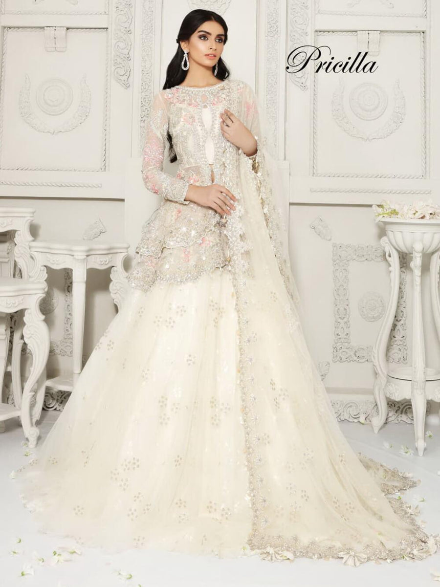 Anaya by Kiran Chaudhry Joie de Vivre Bridal 3PC Suit AMB-05 Pricilla - FaisalFabrics.pk