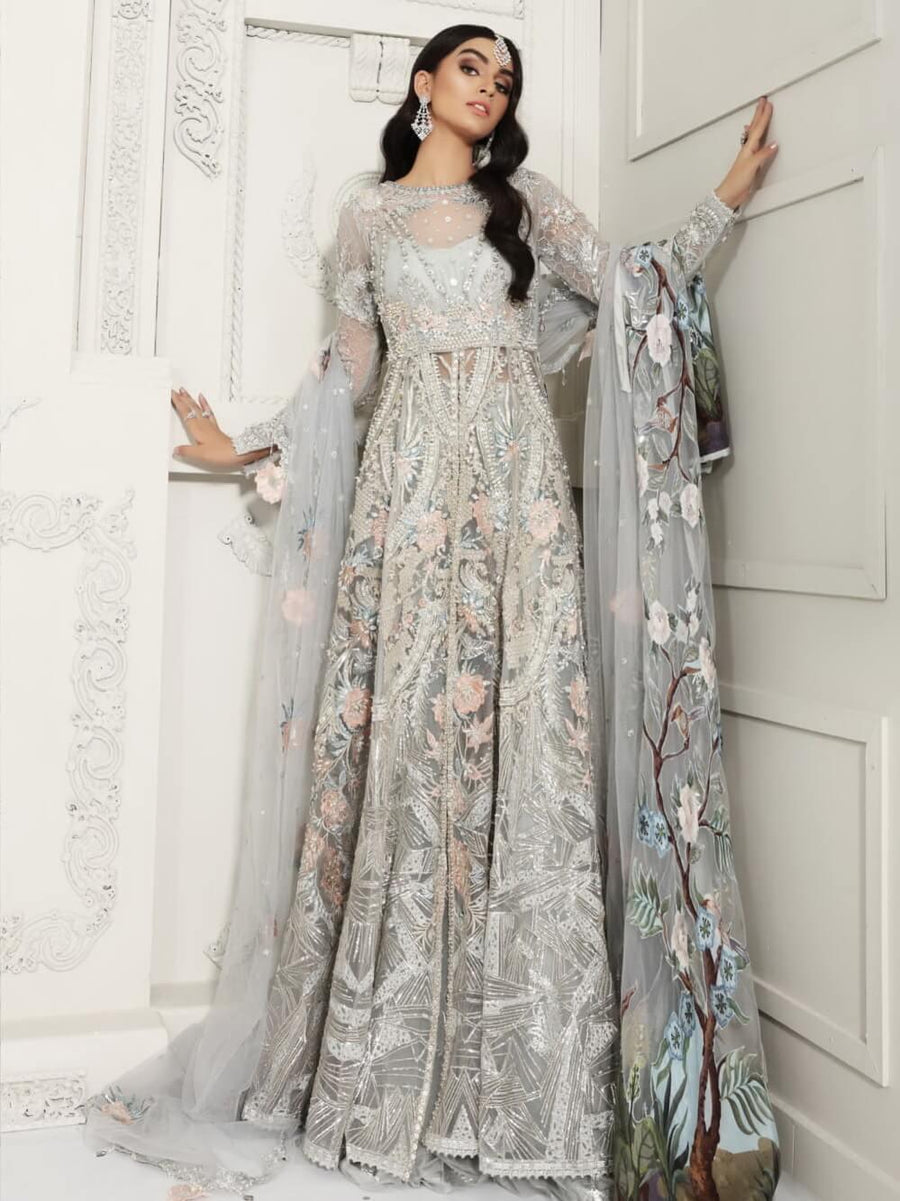 Anaya by Kiran Chaudhry Joie de Vivre Bridal 3PC Suit AMB-08 Amelie - FaisalFabrics.pk